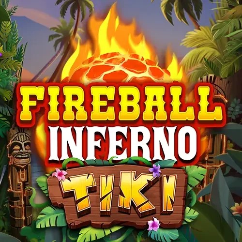 Fireball Inferno Tiki by NetEnt, showcased at possu-fi.com – game logo